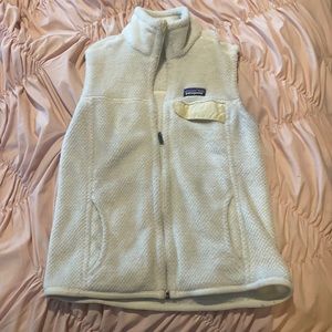 Patagonia white vest!!